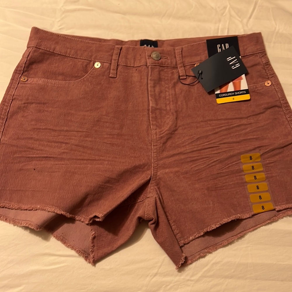 Gap corduroy shorts brand new with tags mauve   pink